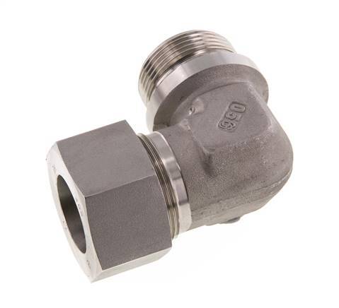 G 1 1/4'' Male x 30S Stainless steel 90 deg Elbow Fitting 400 Bar DIN 2353