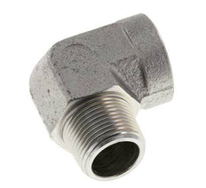 1'' NPT x 1'' NPT M/F Zinc plated Steel 90 deg Elbow Fitting 140 Bar - Hydraulic