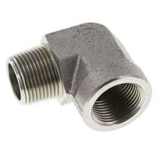 1'' NPT x 1'' NPT M/F Zinc plated Steel 90 deg Elbow Fitting 140 Bar - Hydraulic