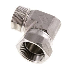 G 1 1/2'' M/F Stainless steel 90 deg Elbow Fitting 125 Bar - Hydraulic