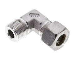 1/2'' NPT Male x 15L Stainless steel 90 deg Elbow Compression Fitting 315 Bar DIN 2353