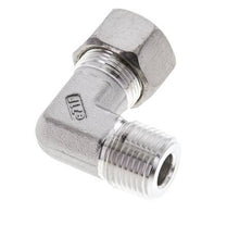 1/2'' NPT Male x 15L Stainless steel 90 deg Elbow Compression Fitting 315 Bar DIN 2353