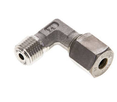 1/4'' NPT Male x 6S Stainless steel 90 deg Elbow Compression Fitting 630 Bar DIN 2353