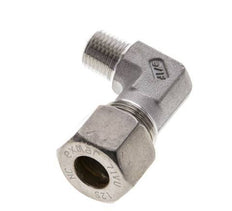 1/4'' NPT Male x 12S Stainless steel 90 deg Elbow Compression Fitting 630 Bar DIN 2353