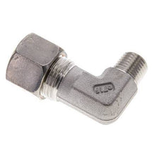 1/4'' NPT Male x 12S Stainless steel 90 deg Elbow Compression Fitting 630 Bar DIN 2353