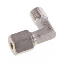 R 1/4'' Male x 6S Stainless steel 90 deg Elbow Compression Fitting 630 Bar DIN 2353