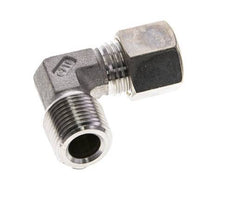 3/8'' NPT Male x 10L Stainless steel 90 deg Elbow Compression Fitting 315 Bar DIN 2353