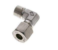 3/8'' NPT Male x 10S Stainless steel 90 deg Elbow Compression Fitting 630 Bar DIN 2353