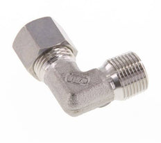 R 3/8'' Male x 10L Stainless steel 90 deg Elbow Compression Fitting 315 Bar DIN 2353