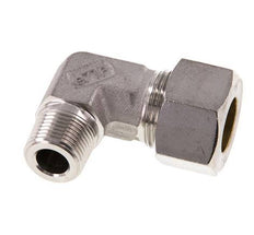 R 3/8'' Male x 15L Stainless steel 90 deg Elbow Compression Fitting 315 Bar DIN 2353