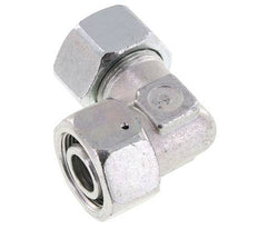 M36x2 x 25S Zinc plated Steel Adjustable 90 deg Elbow Fitting with Sealing cone and O-ring 400 Bar DIN 2353