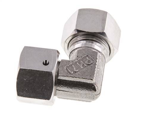 M22x1.5 x 15L Stainless steel Adjustable 90 deg Elbow Fitting with Sealing cone and O-ring 315 Bar DIN 2353