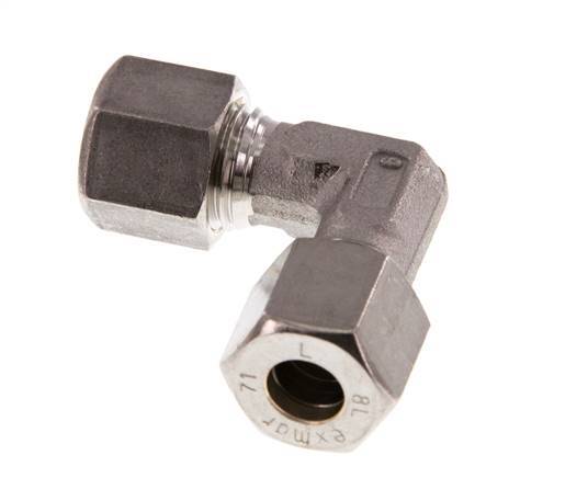 8L Stainless steel 90 deg Elbow Compression Fitting 315 Bar DIN 2353