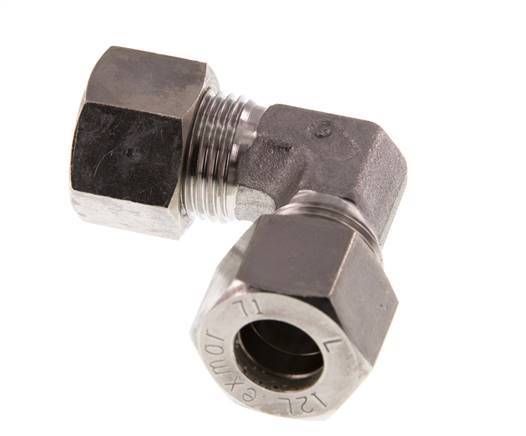 12L Stainless steel 90 deg Elbow Compression Fitting 315 Bar DIN 2353