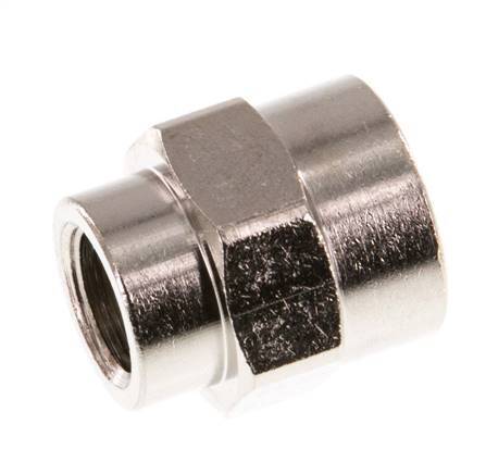 G 1/4'' x G 1/8'' Nickel plated Brass Socket 16 Bar [5 Pieces]