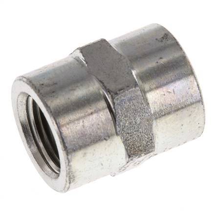 3/8'' NPT Zinc plated Steel Socket 210 Bar - Hydraulic