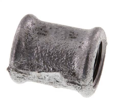Rp 1/2'' Zinc plated Cast iron Round Socket 25 Bar [5 Pieces]