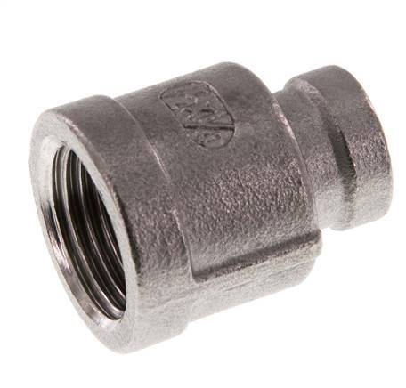 Rp 1/2'' x Rp 1/4'' Stainless steel Round Socket 16 Bar