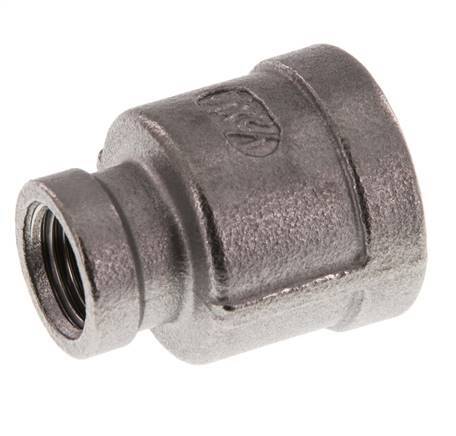 Rp 1/2'' x Rp 1/4'' Stainless steel Round Socket 16 Bar