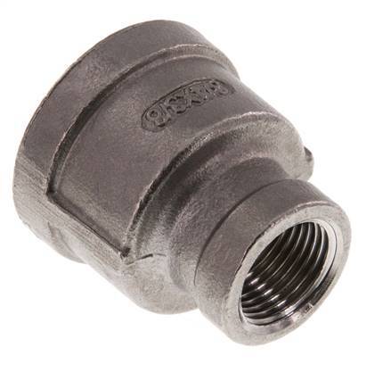 Rp 3/4'' x Rp 3/8'' Stainless steel Round Socket 16 Bar