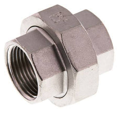 Rp 1'' Stainless steel Double Nipple 3-pieces with Conically sealing 16 Bar