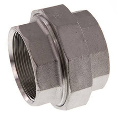 2'' NPT Stainless steel Double Nipple 3-pieces with Conically sealing 16 Bar