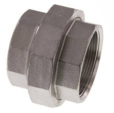 2'' NPT Stainless steel Double Nipple 3-pieces with Conically sealing 16 Bar