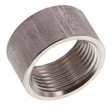 Rp 1'' x 39.5mm Stainless steel Welding Socket 40 Bar DIN 2986 - 20mm