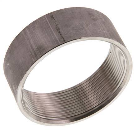 Rp 2 1/2'' x 82mm Stainless steel Welding Socket 40 Bar DIN 2986 - 30mm