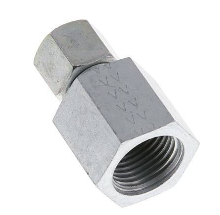G 1/2'' x 10L Zinc plated Steel Straight Cutting Ring 315 Bar DIN 2353