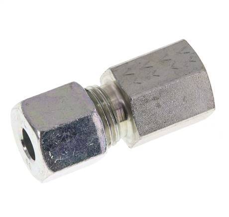 G 1/4'' x 8S Zinc plated Steel Straight Cutting Ring 630 Bar DIN 2353