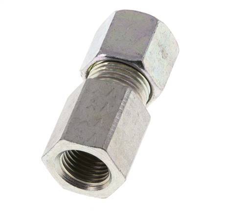 G 1/4'' x 8S Zinc plated Steel Straight Cutting Ring 630 Bar DIN 2353