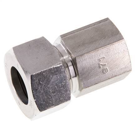 G 1/2'' x 18L Stainless steel Straight Cutting Ring 315 Bar DIN 2353