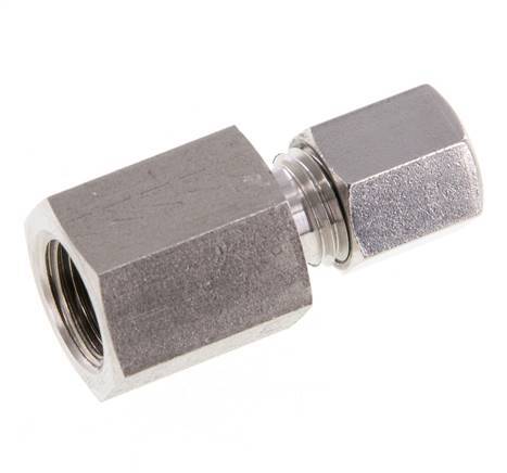 G 1/4'' x 6L Stainless steel Straight Cutting Ring 315 Bar DIN 2353