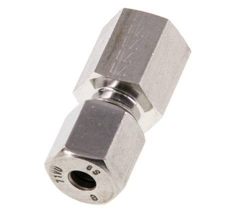 G 1/4'' x 6S Stainless steel Straight Cutting Ring 630 Bar DIN 2353