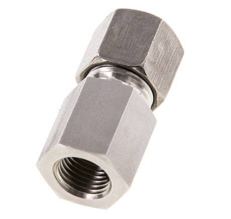 G 1/4'' x 8S Stainless steel Straight Cutting Ring 630 Bar DIN 2353