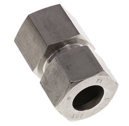 G 3/4'' x 20S Stainless steel Straight Cutting Ring 400 Bar DIN 2353