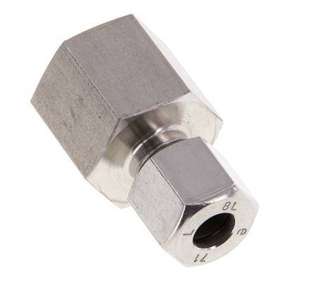 G 3/8'' x 8L Stainless steel Straight Cutting Ring 315 Bar DIN 2353