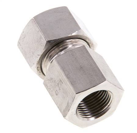 G 3/8'' x 15L Stainless steel Straight Cutting Ring 315 Bar DIN 2353