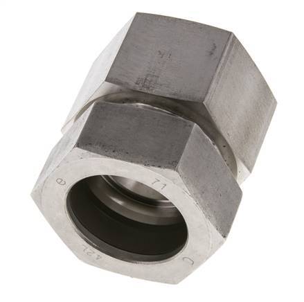 G 1 1/2'' x 42L Stainless steel Straight Cutting Ring 160 Bar DIN 2353