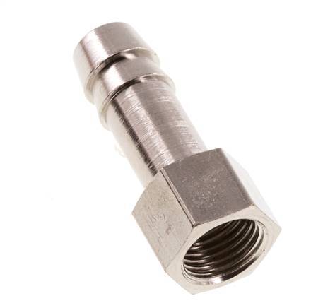 G 1/8'' x 8mm Nickel plated Brass Hose barb 16 Bar [5 Pieces]