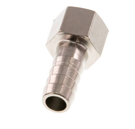 G 1/8'' x 9mm Nickel plated Brass Hose barb 16 Bar [5 Pieces]