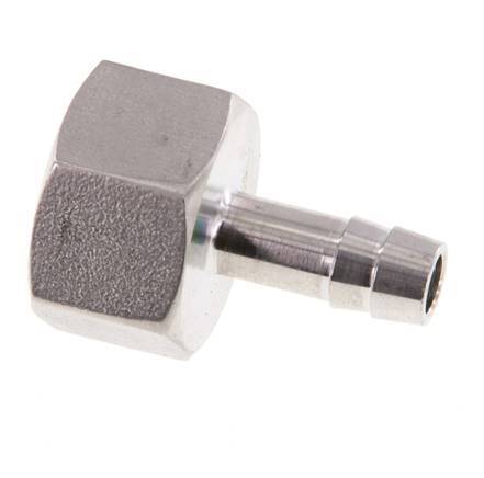 G 1/2'' x 8mm Stainless steel Hose barb 40 Bar