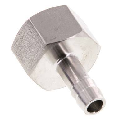 G 1/2'' x 8mm Stainless steel Hose barb 40 Bar