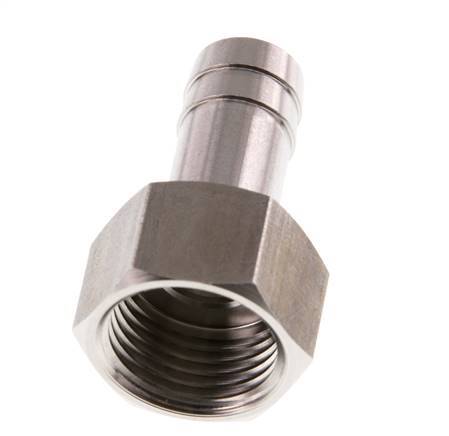 G 1/2'' x 13mm Stainless steel Hose barb 40 Bar