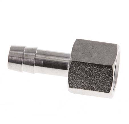 G 1/4'' x 8mm Stainless steel Hose barb 40 Bar