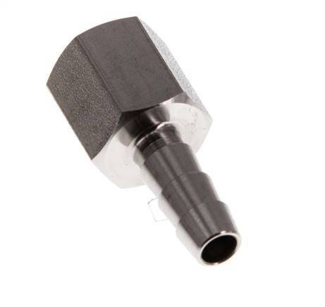 G 1/8'' x 6mm Stainless steel Hose barb 40 Bar