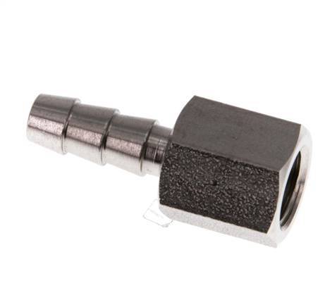 G 1/8'' x 6mm Stainless steel Hose barb 40 Bar