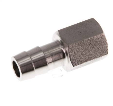 G 1/8'' x 9mm Stainless steel Hose barb 40 Bar