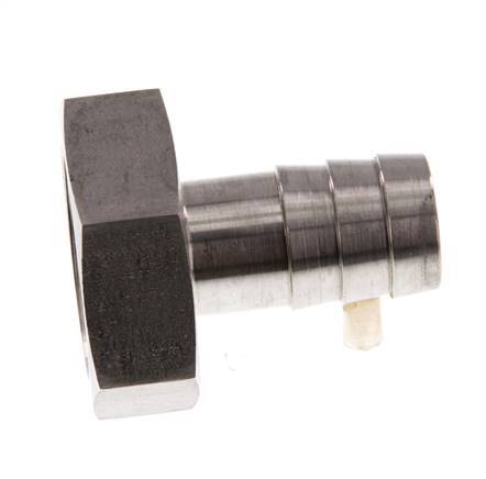 G 1'' x 19mm Stainless steel Hose barb 40 Bar